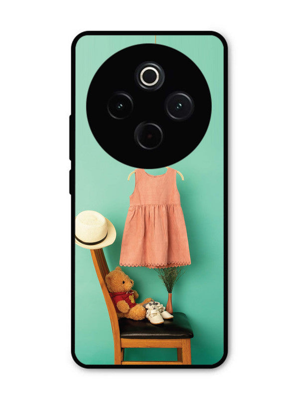 iQoo Z10 5G Trendy dress for girl near toy bear