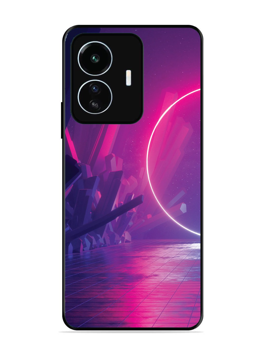 iQoo Z6 Lite abstract with Neon Light