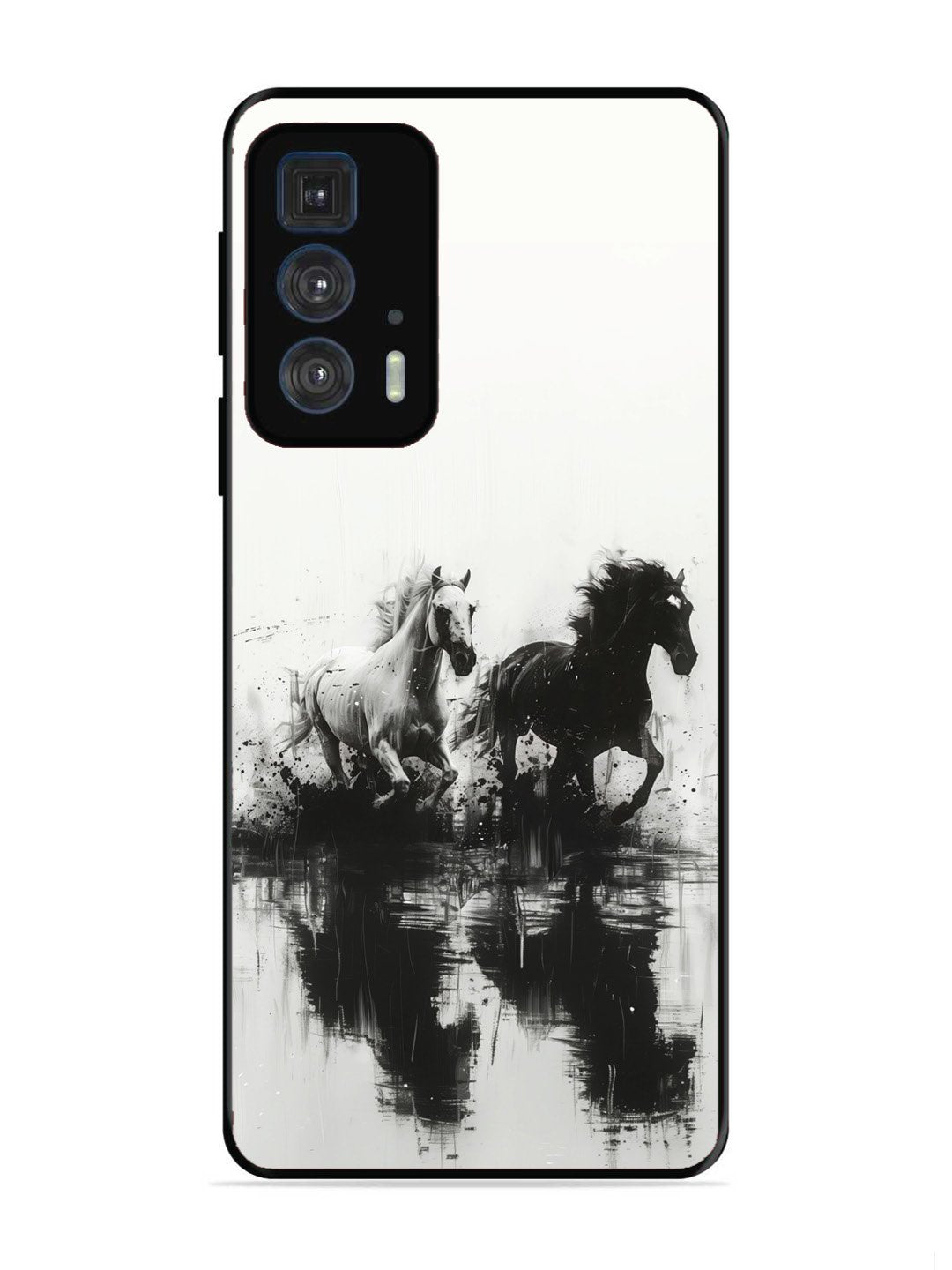 Motorola Edge 20 Pro Black & White Horse