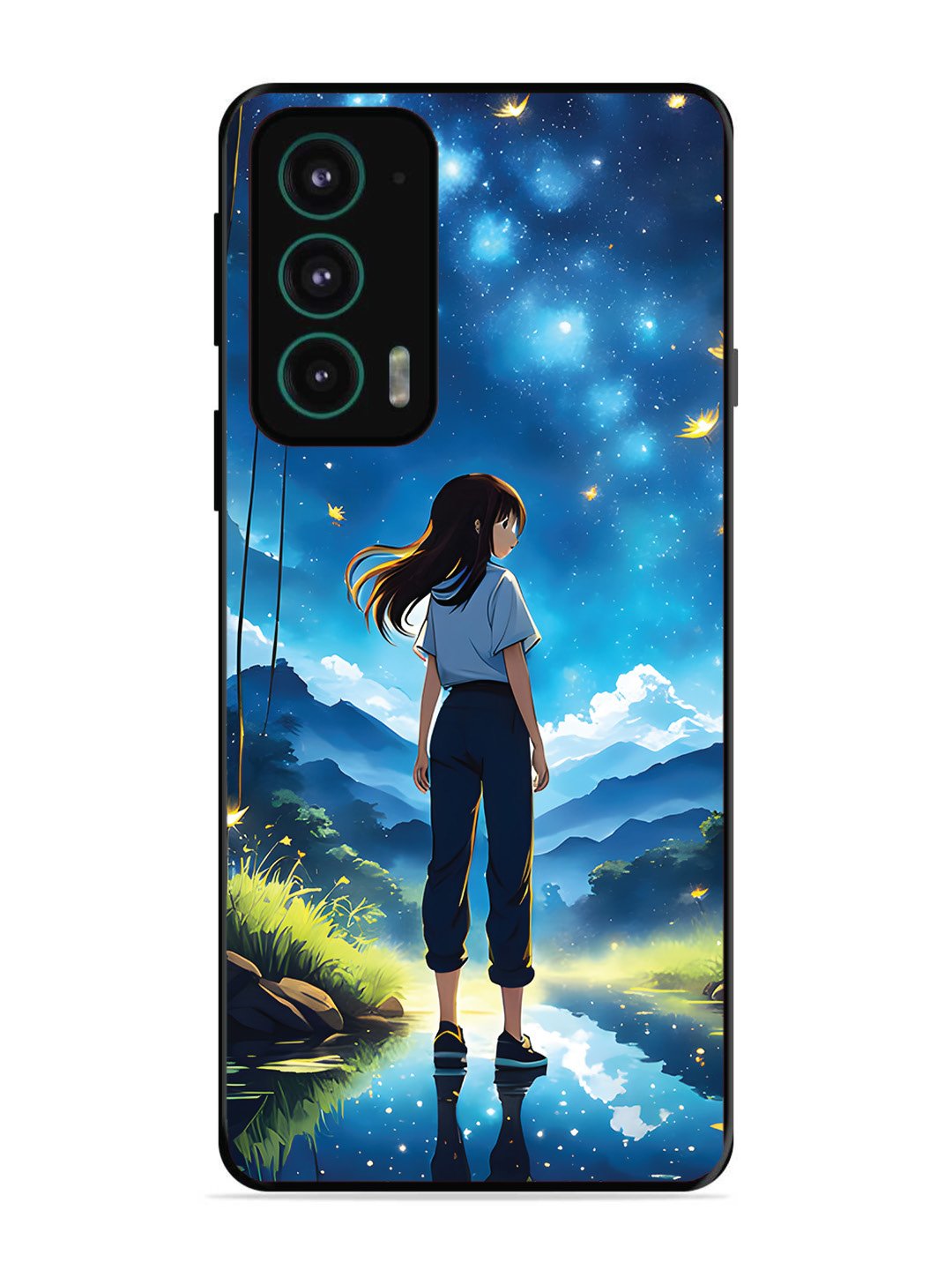 Motorola Edge 20 Girl In Beautiful Forest