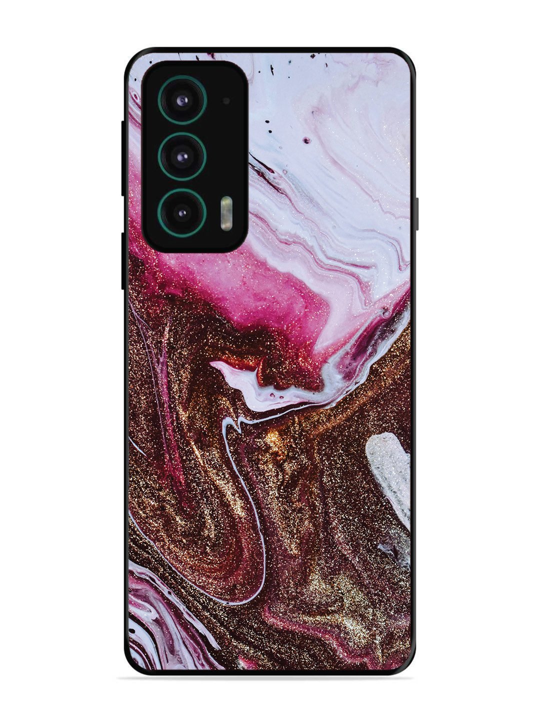 Motorola Edge 20 Elegant Rose & Gold Marble