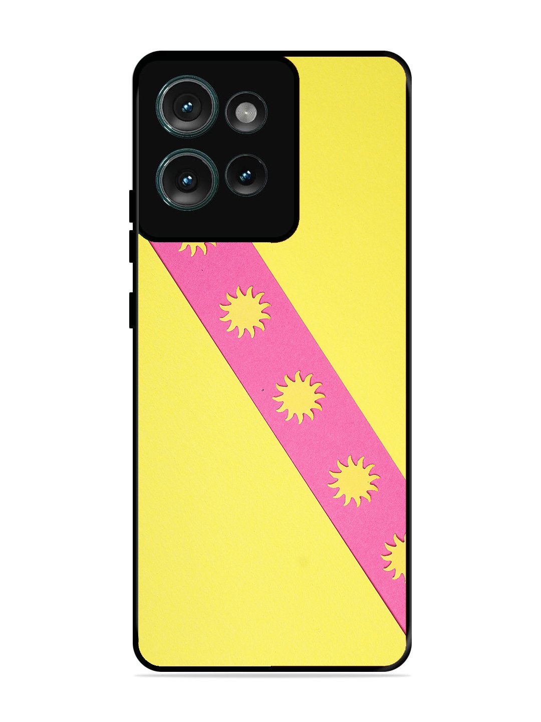 Motorola Edge 50 Pick Strip on Yellow Colour