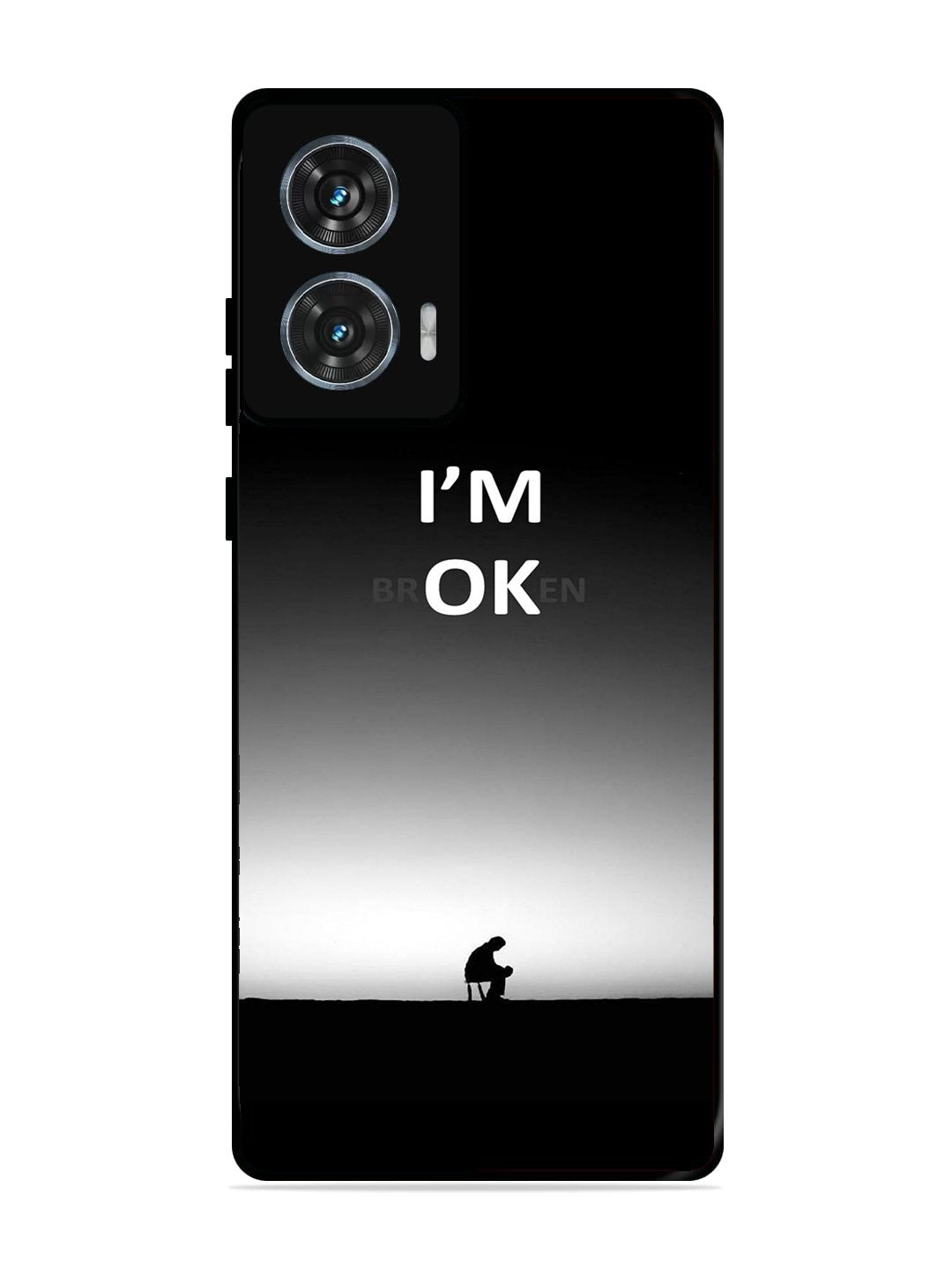 Motorola Moto G85 I'm Broken A man on Chair Alone