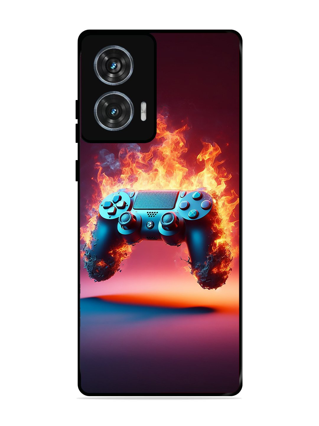 Motorola Edge 50 Fusion Console on fire