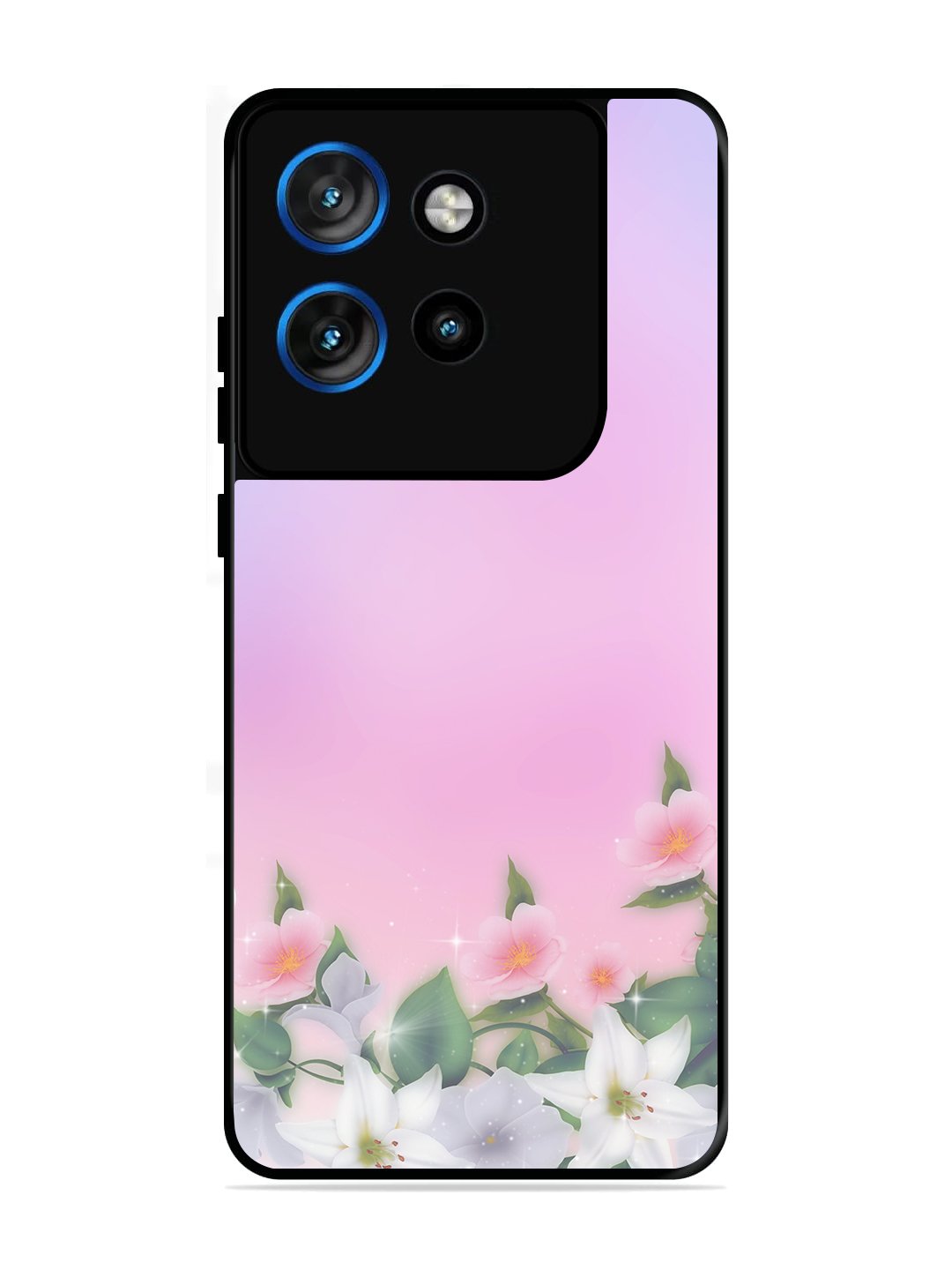 Motorola Edge 50 NEO Pink Floral Elegance