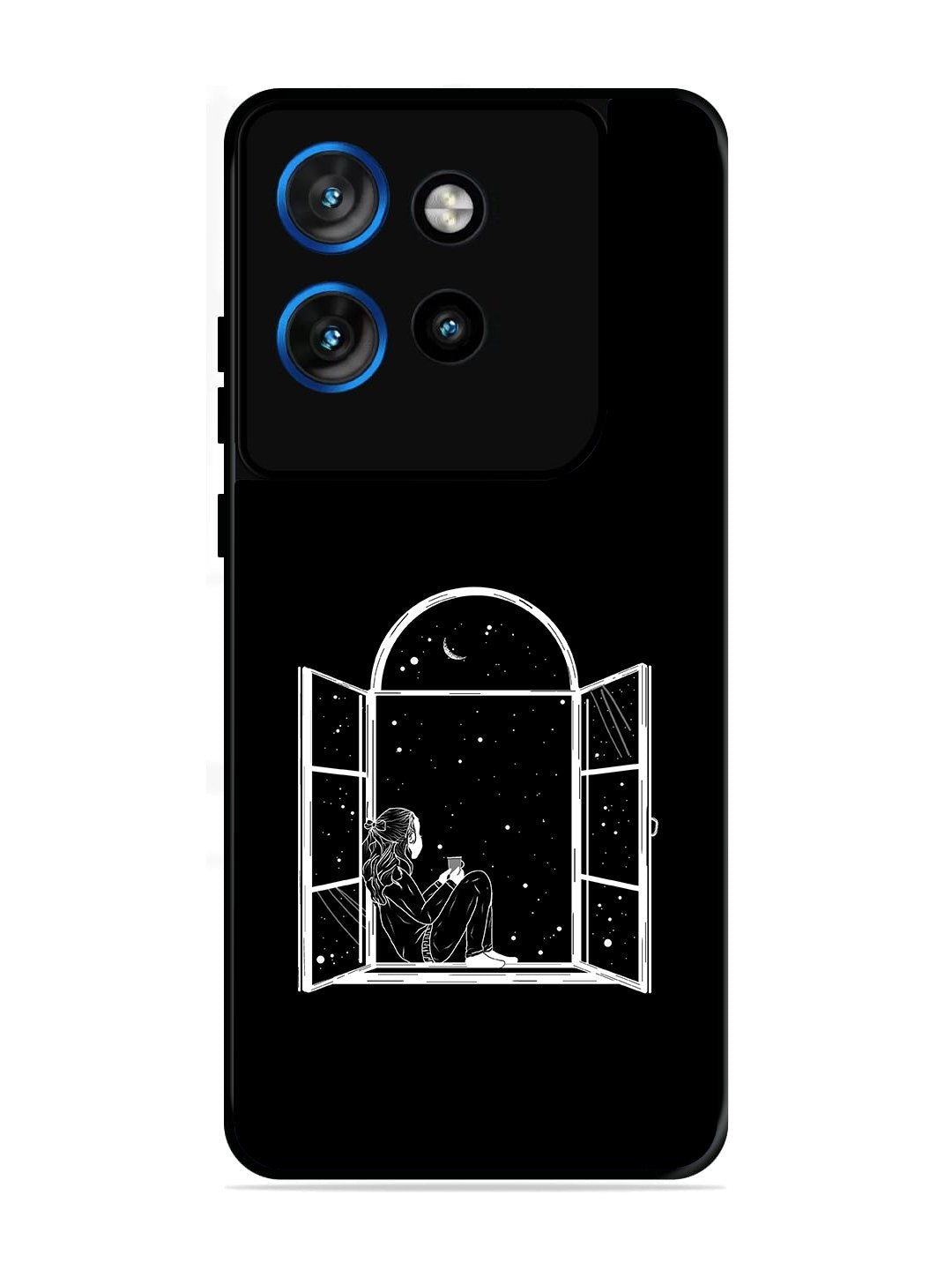 Motorola Edge 50 NEO Little Girl on Window