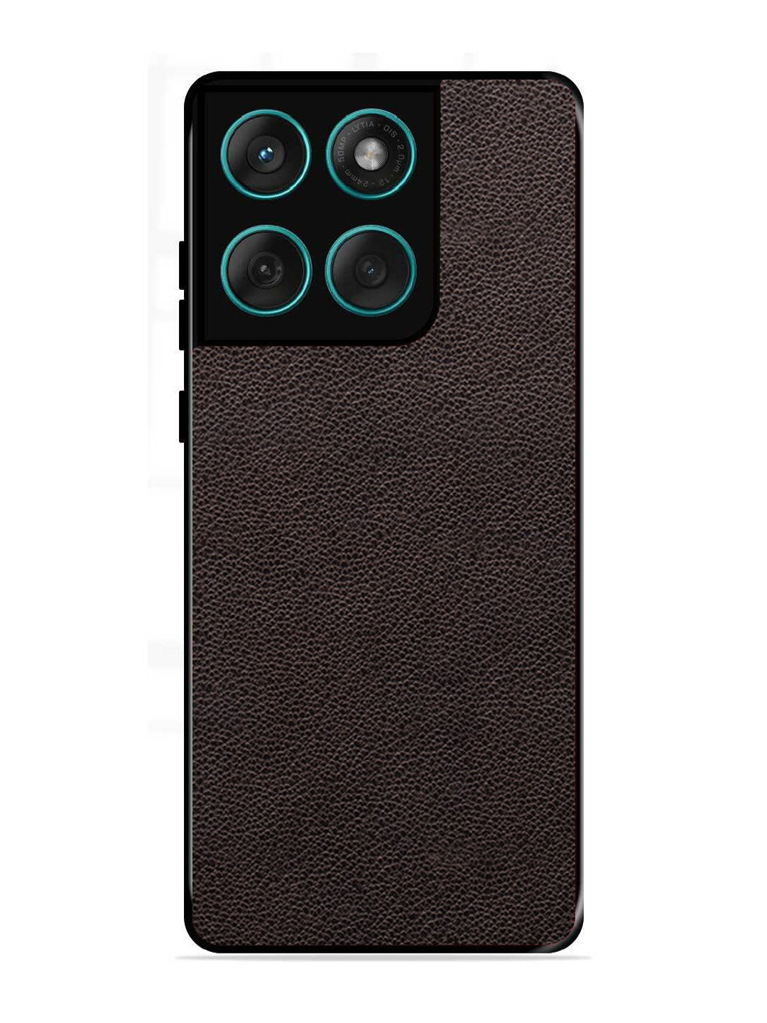 Motorola Edge 60 Fusion Print of Brown Leather Pattern