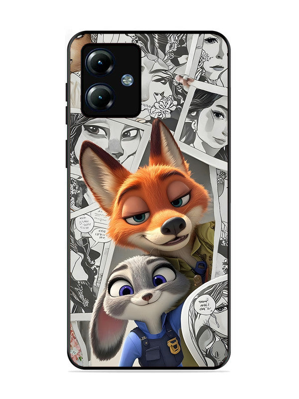 Motorola Moto G14 Cute Nick wilde and judy hopps