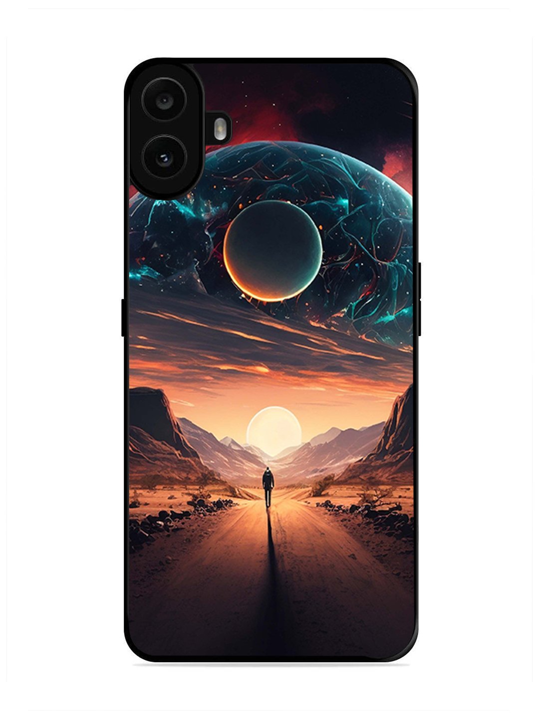 Nothing CMF Phone 1 Sunset with space scene