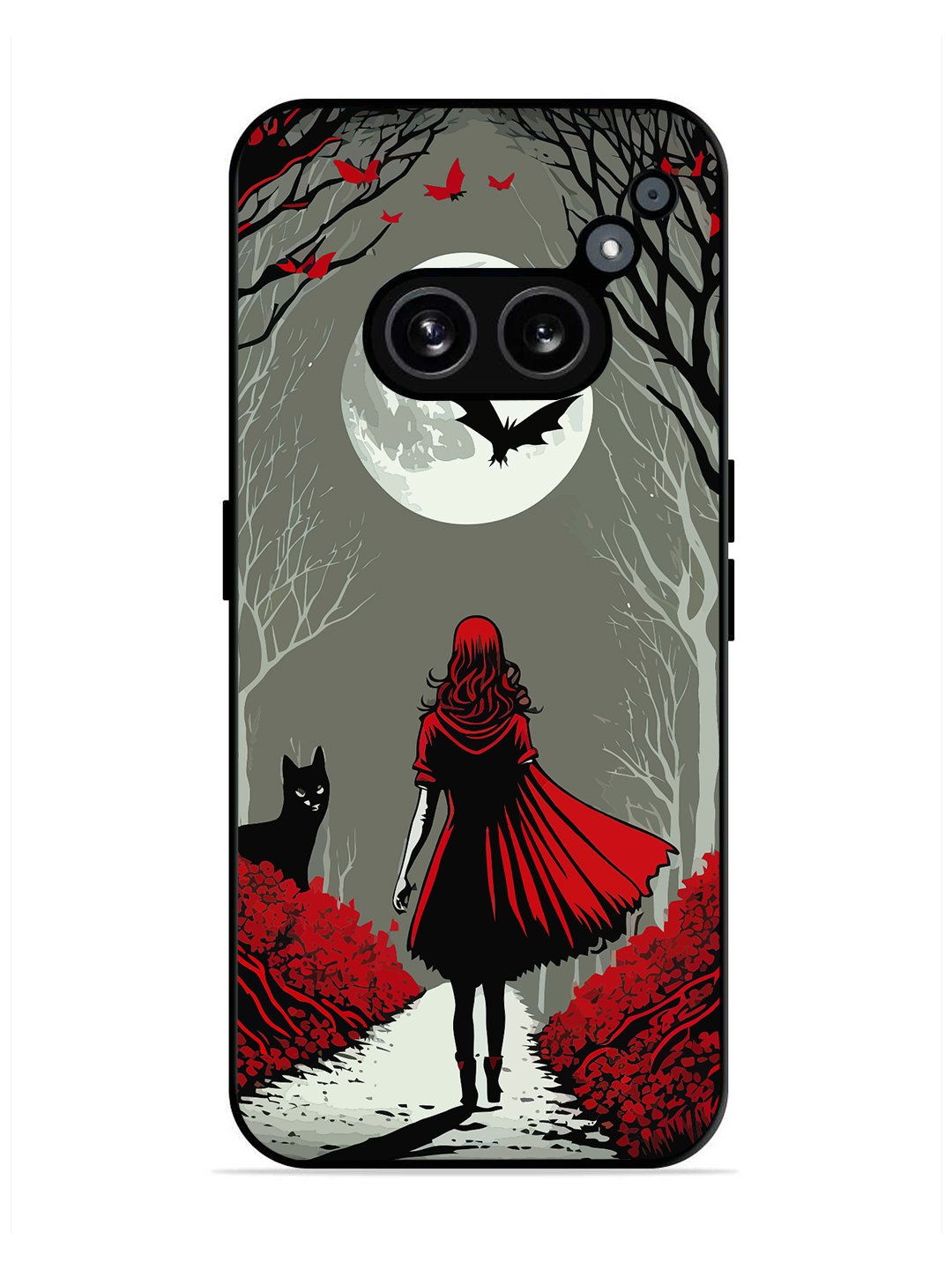 Nothing Phone 2a 5G Scarlet Girl in Red Forest