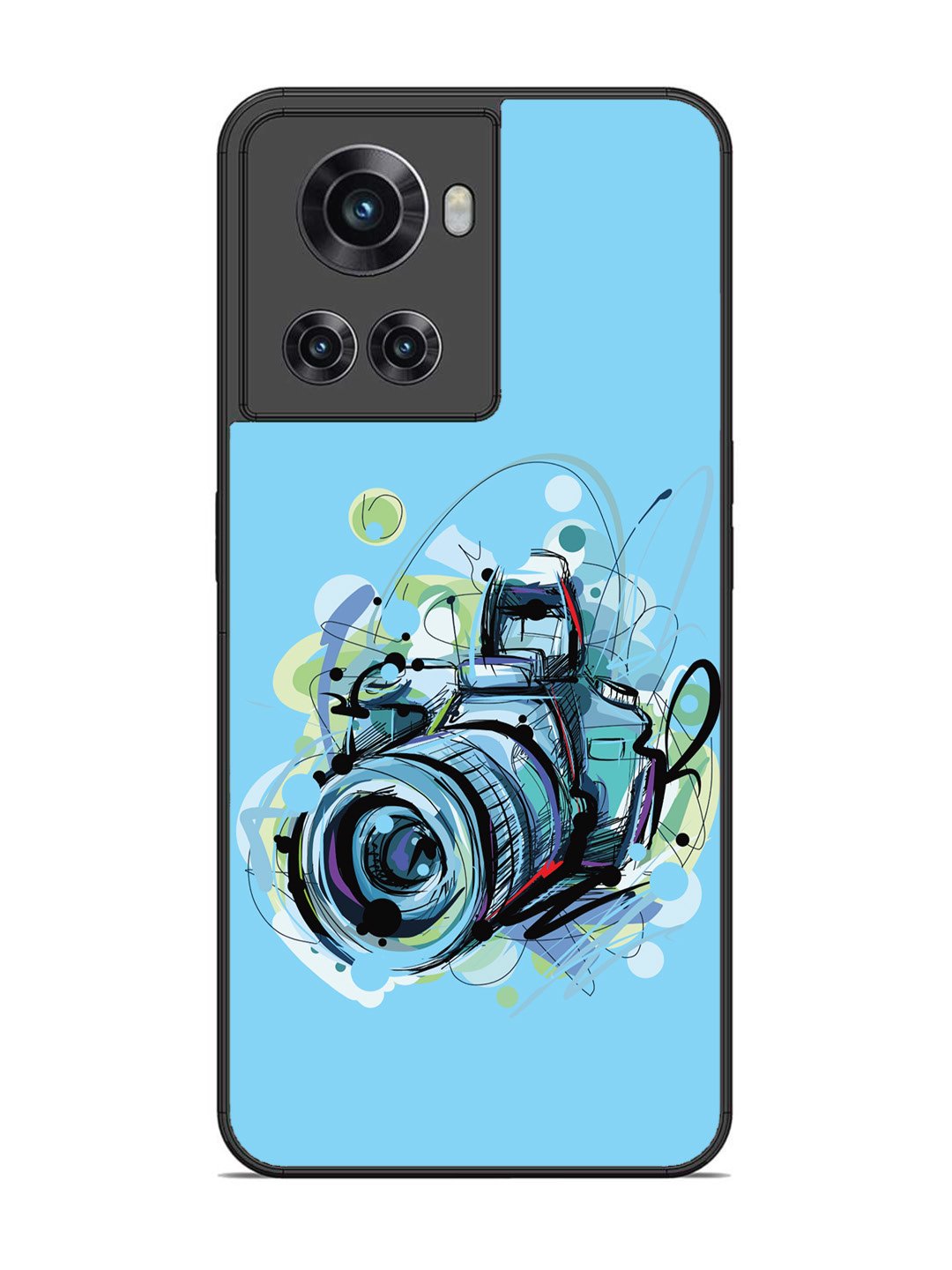 OnePlus 10R Camera Blue Background