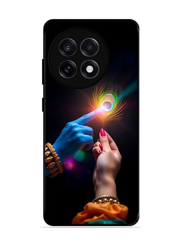 OnePlus 13R Radha Krishna touching feather