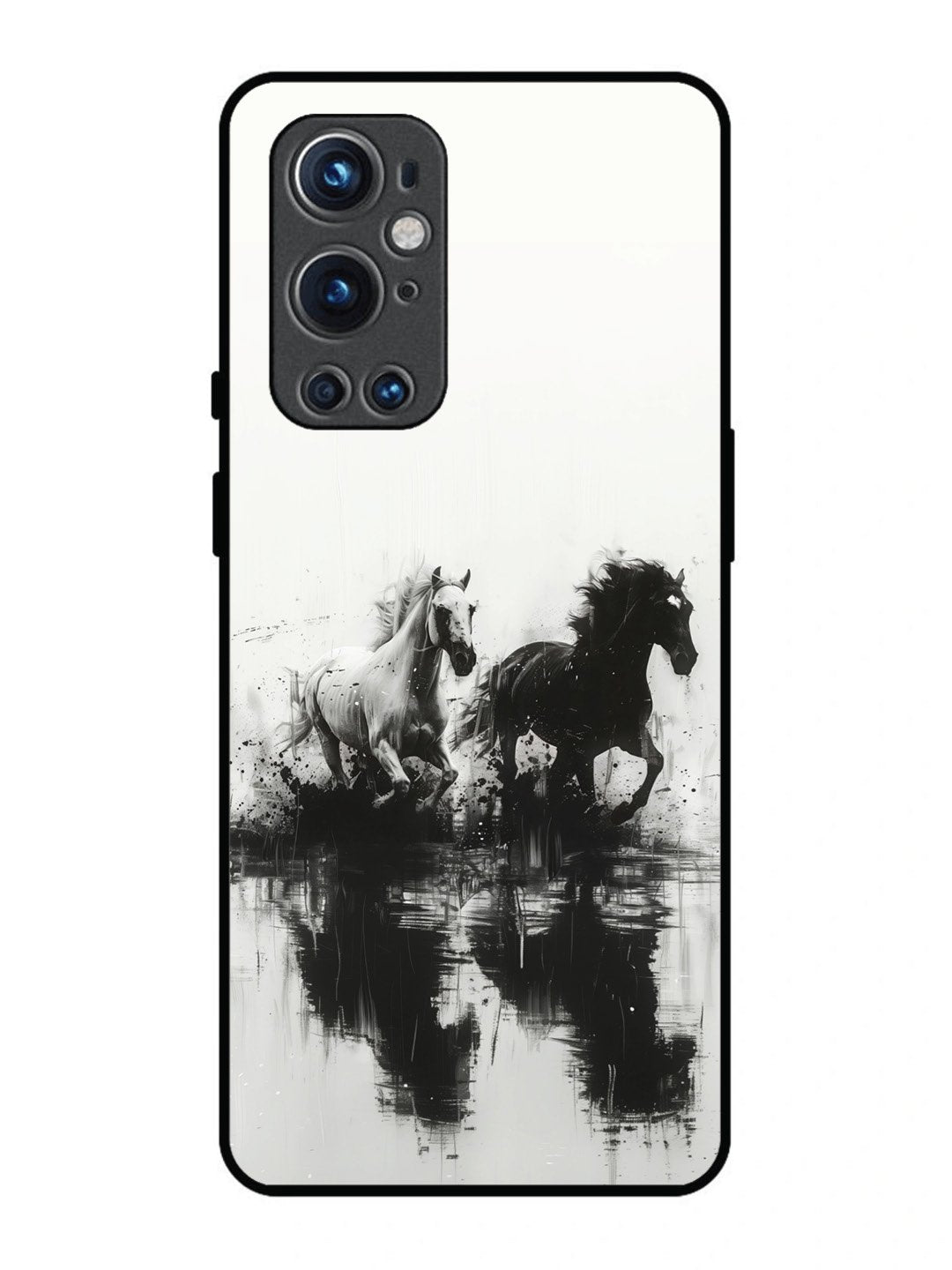OnePlus 9 Pro Black & White Horse