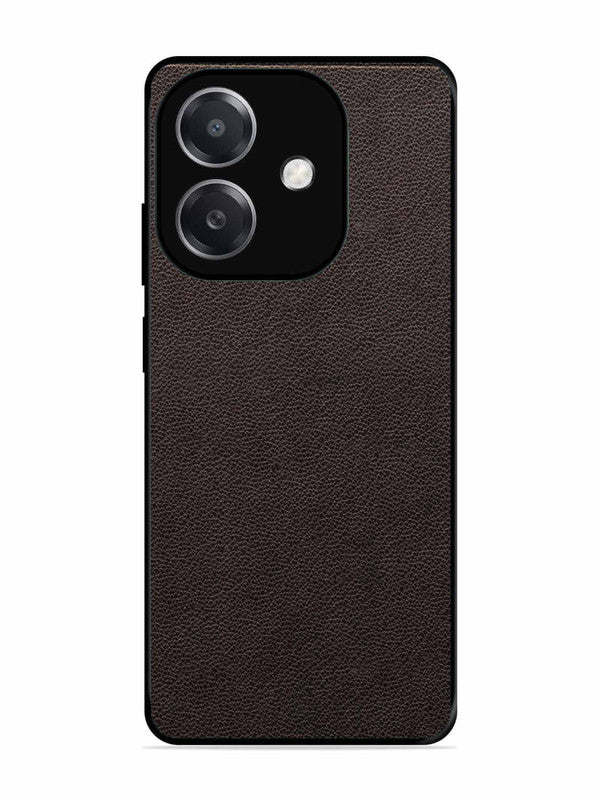 Oppo A3x Print of Brown Leather Pattern