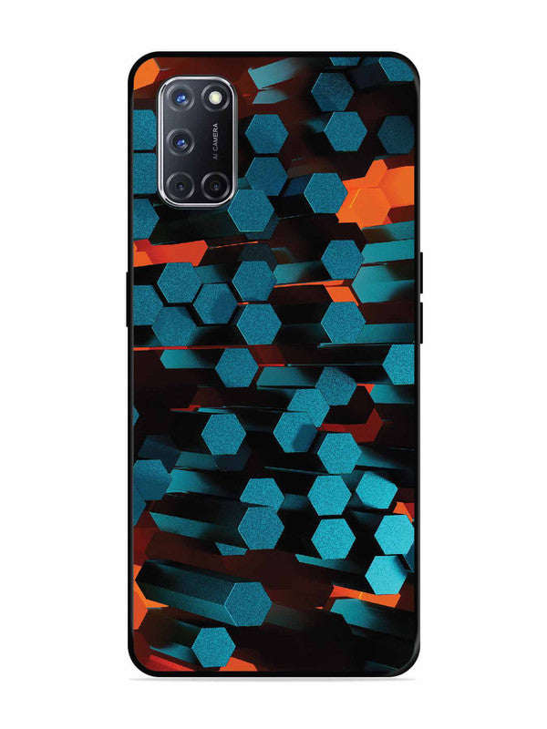 Oppo A52 Hexagon 3D Abstract