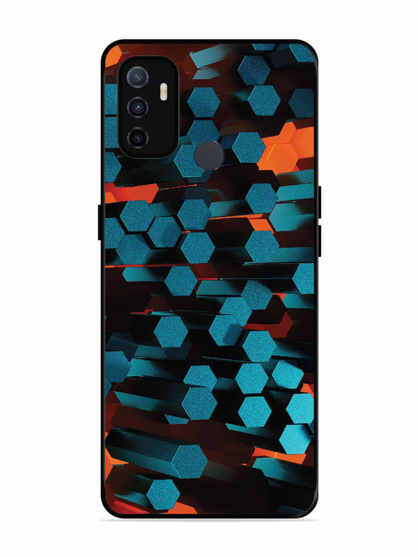 Oppo A53 Hexagon 3D Abstract