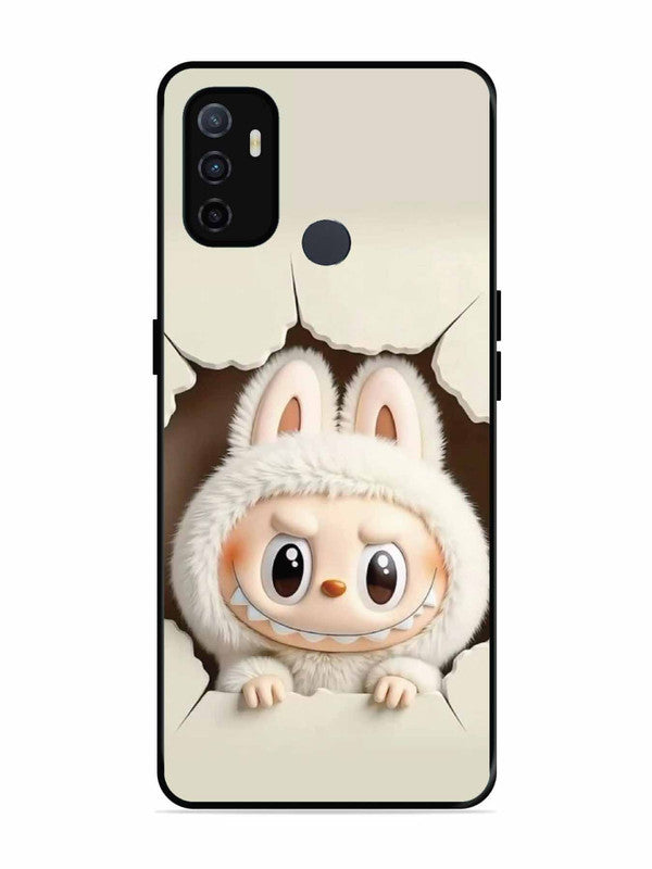 Oppo A53 Labubu from Cracked Wall