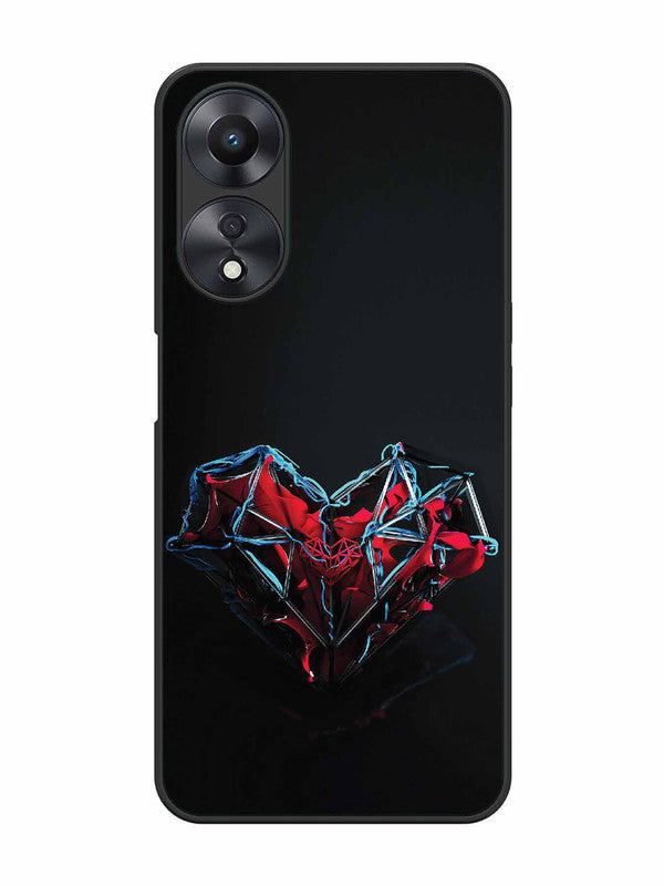 Oppo A58 5G heart-abstract