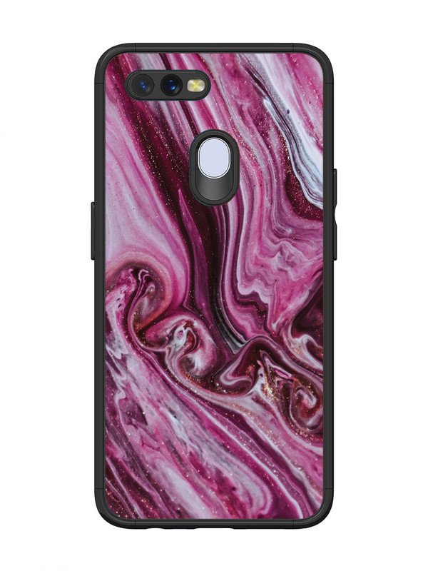 Oppo A7 Pink Flood Marble