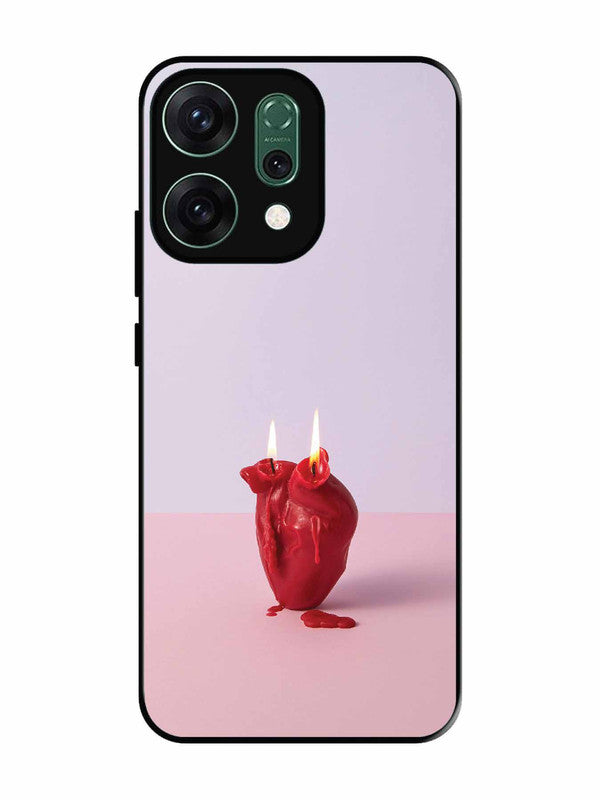 Oppo RENO 14 5G A Lighted Heart Candle