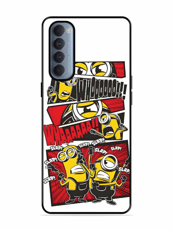 Oppo RENO 4 Pro Minions Comic Panel Action