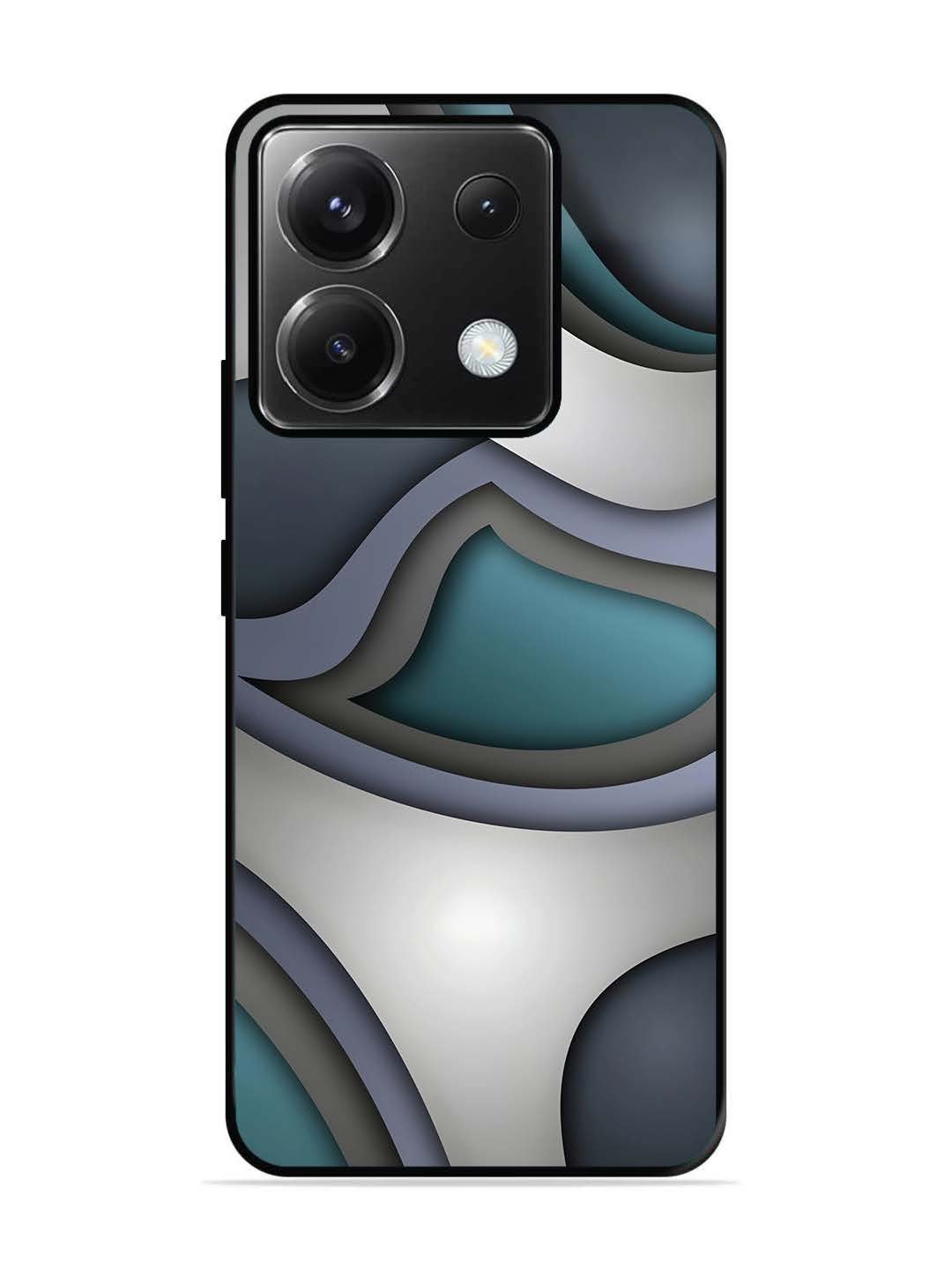 Poco X6 Slate Blue Gradient Wave