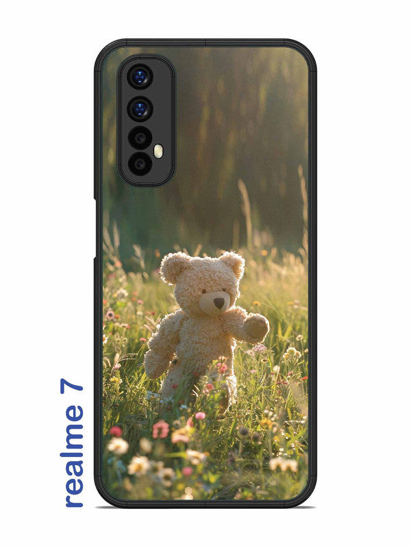 Realme 7 Teddy Bear Outdoors