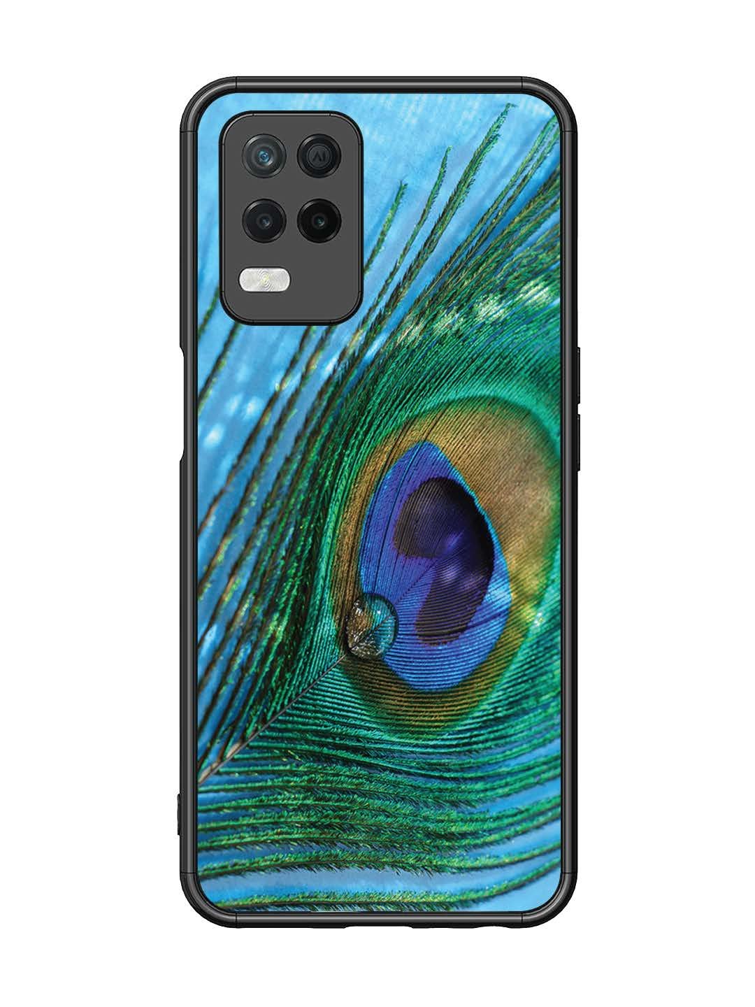 realme Narzo 30 5G A drop on Peacock Feather