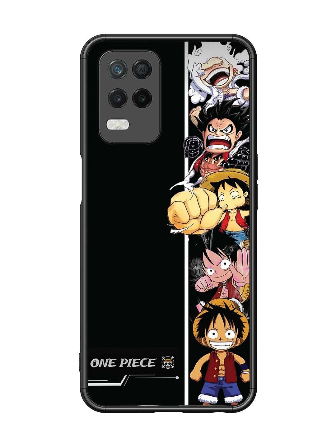 Realme Narzo 30 5G Luffy Evolution Gear 5 Anime Art