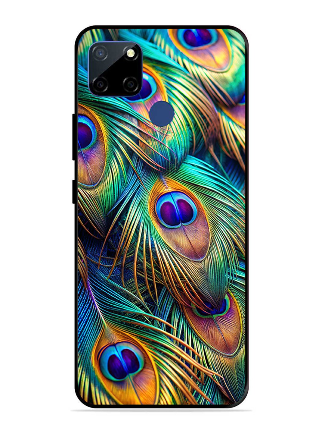 Realme C12 peacock feather