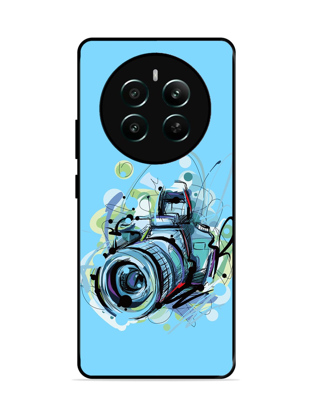 Realme 12 Plus Camera Blue Background