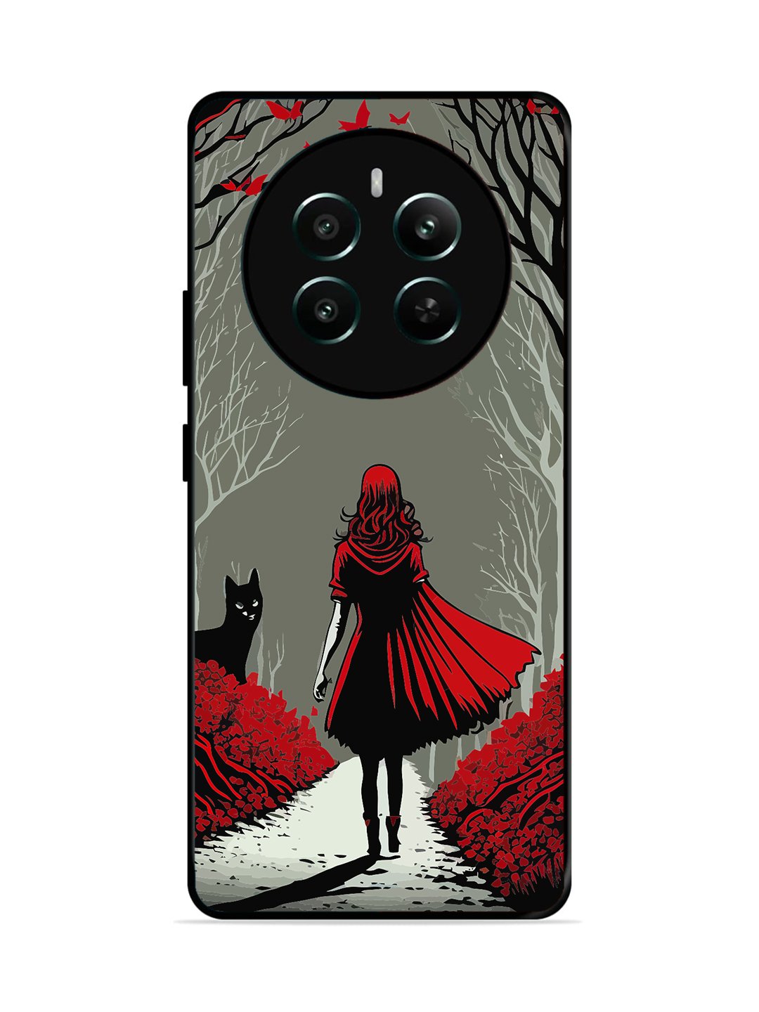 realme Narzo 70 Pro Scarlet Girl in Red Forest