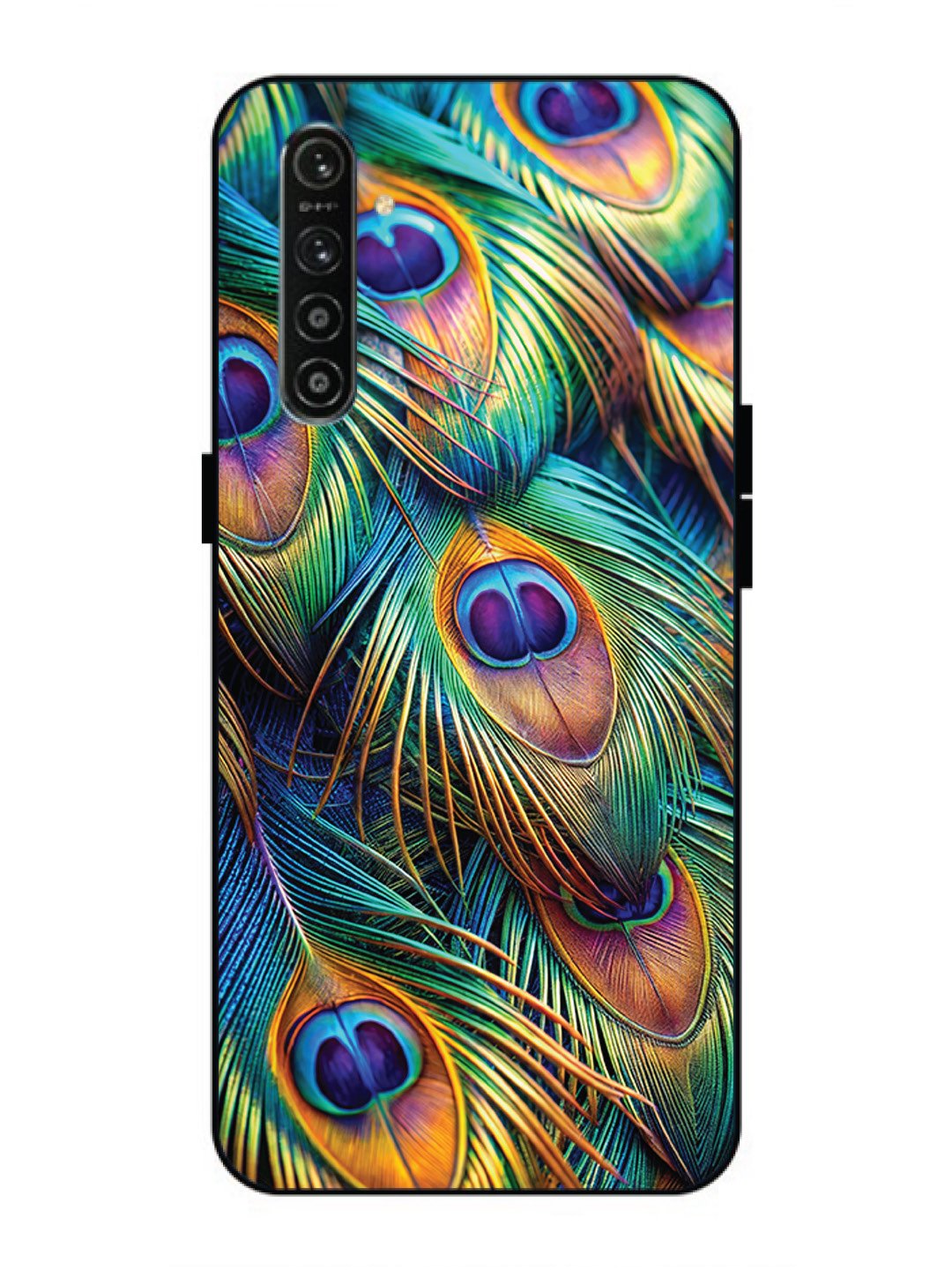 Realme X2 peacock feather