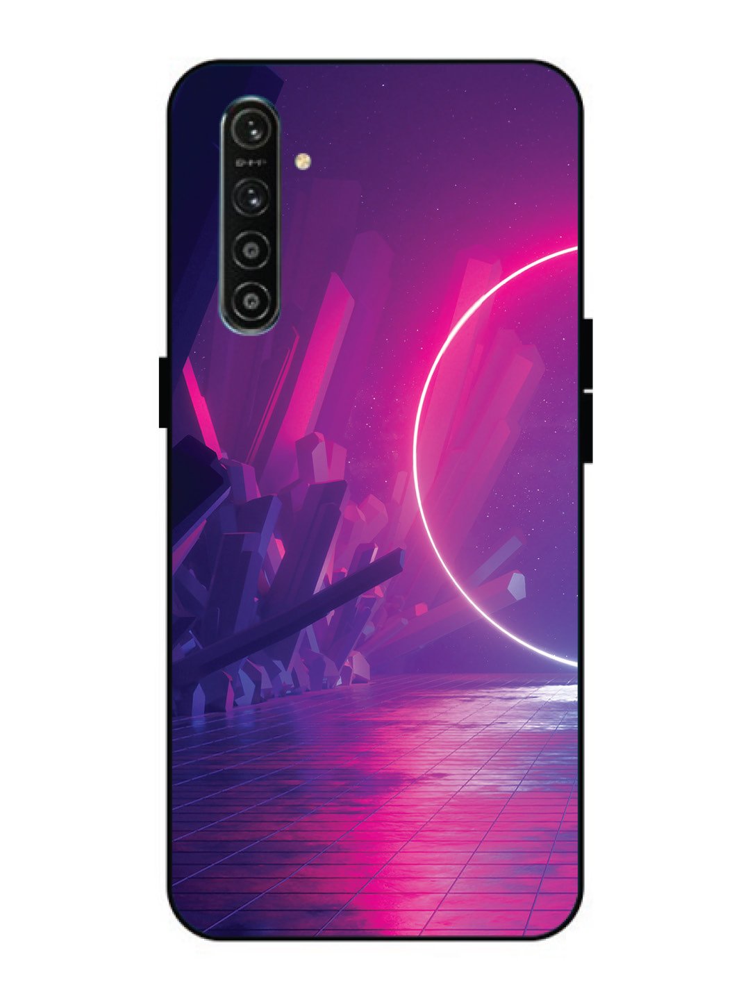Realme XT abstract with Neon Light