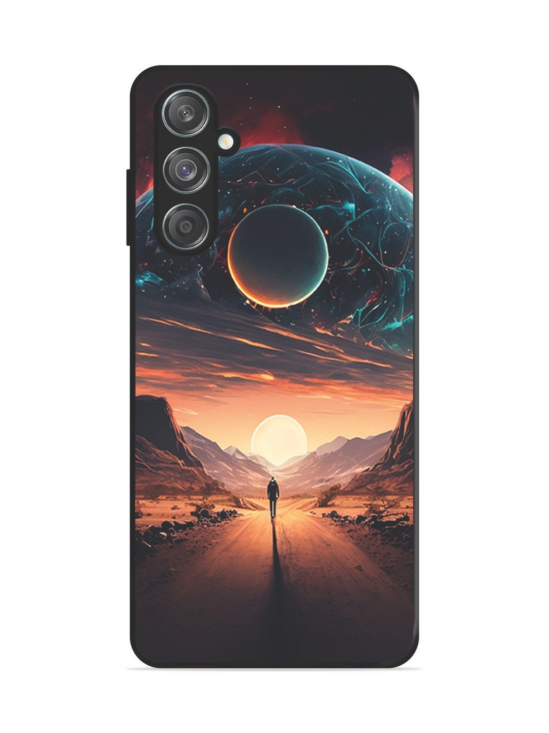 Samsung Galaxy M15 Sunset with space scene