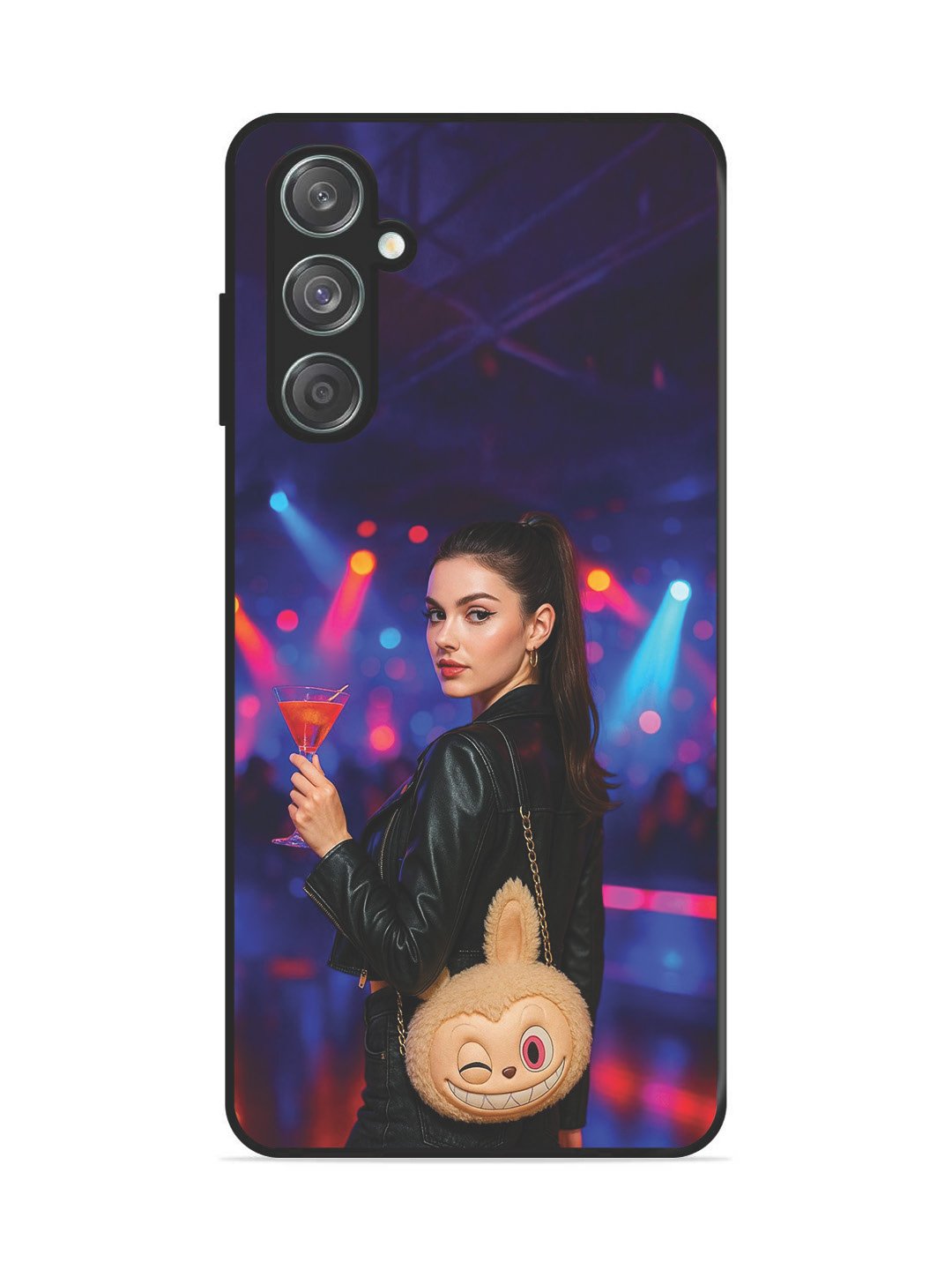 Samsung Galaxy F15 5g Girl with Labubu Purs