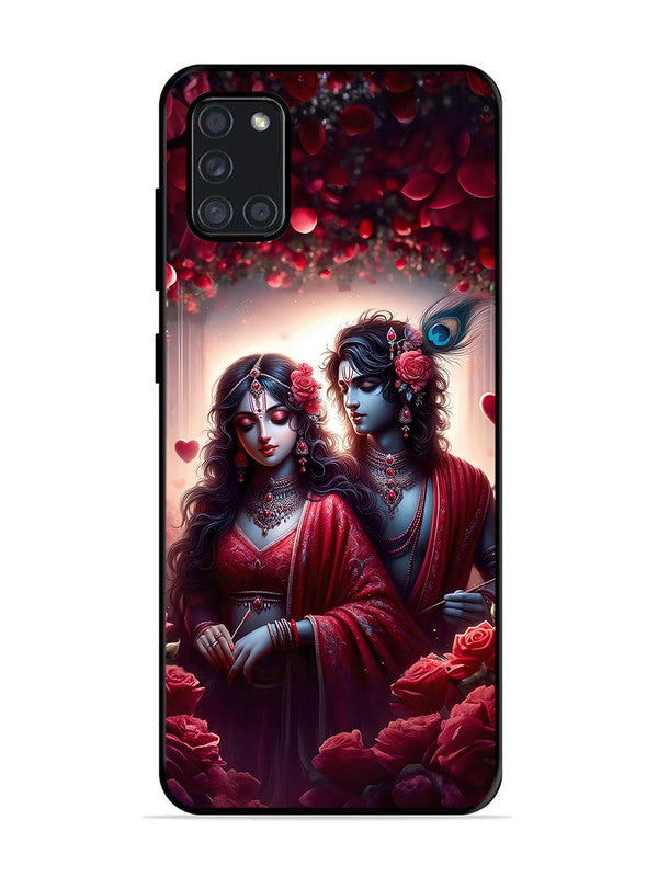 Samsung Galaxy A31 Couples in Red theme like Radha Krishna