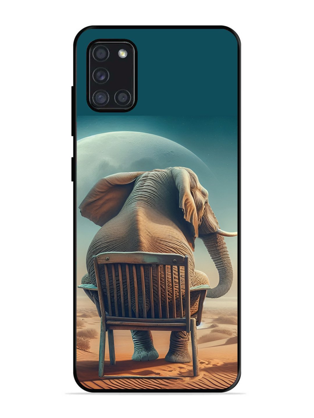 Samsung Galaxy A31 Baby Elephant om chair