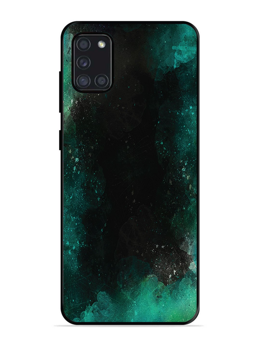Samsung Galaxy A31 Dark Black And Green Forest