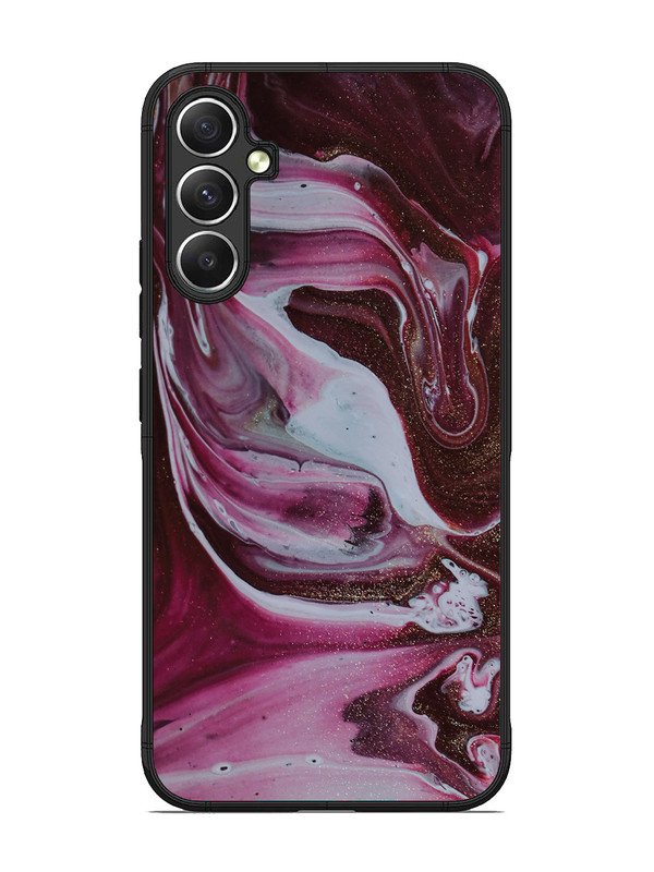 Samsung galaxy a34 5g Pink And Golden Marble