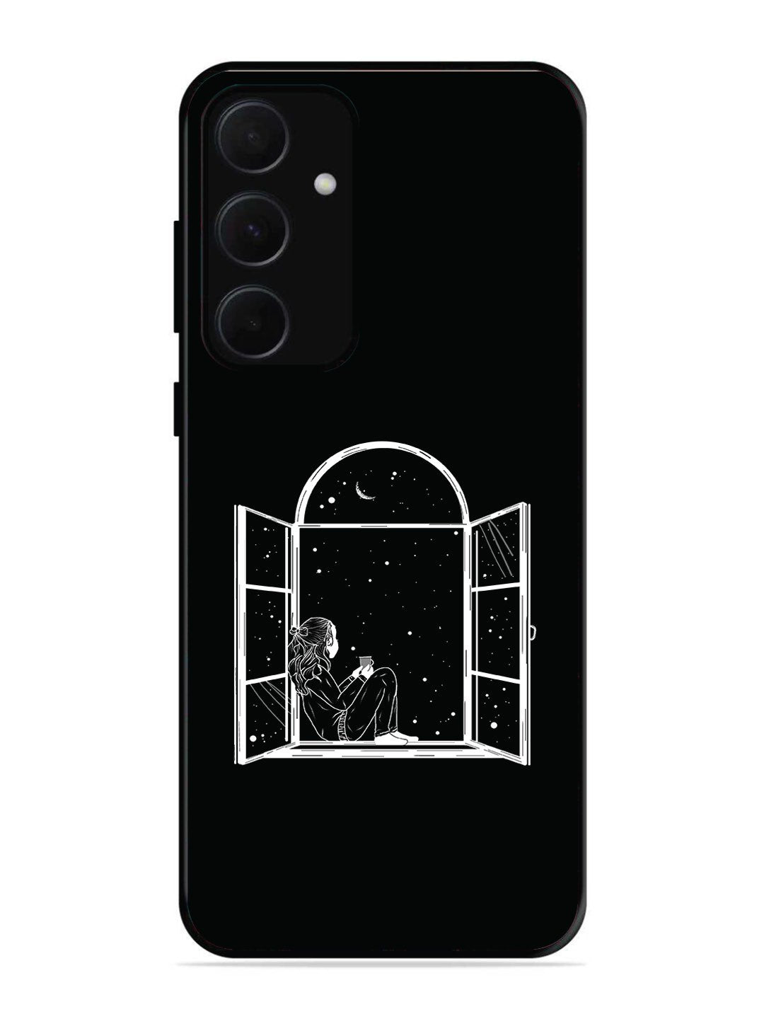 Samsung Galaxy A54 5G Little Girl on Window