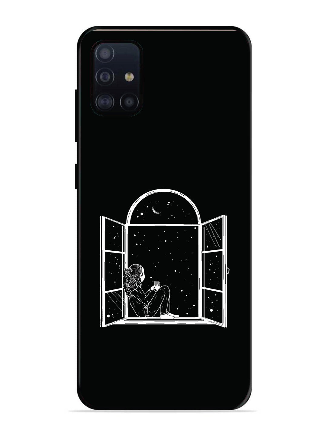 Samsung Galaxy A71 Little Girl on Window