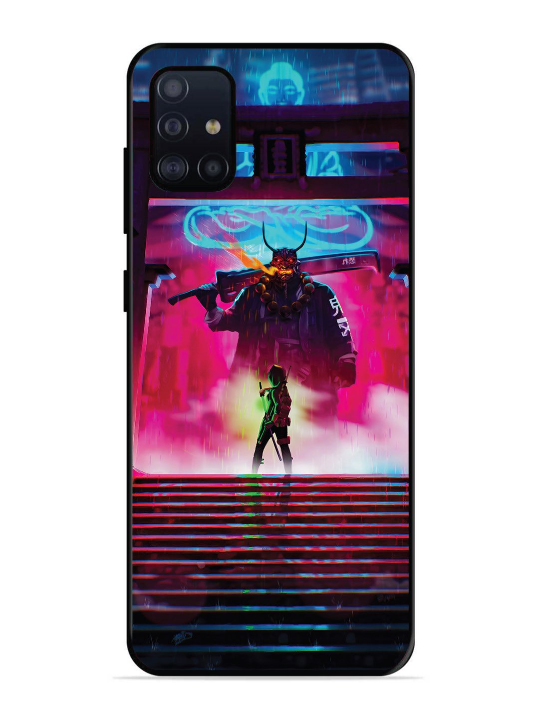 Samsung Galaxy A71 Cyberpunk Yokai Monster