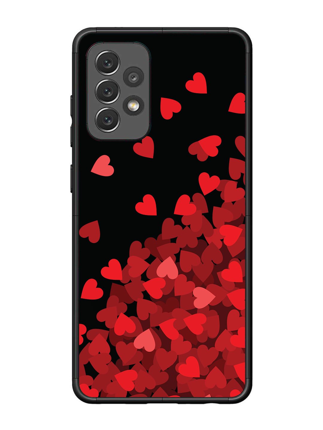 Samsung Galaxy A72 Red Hearts