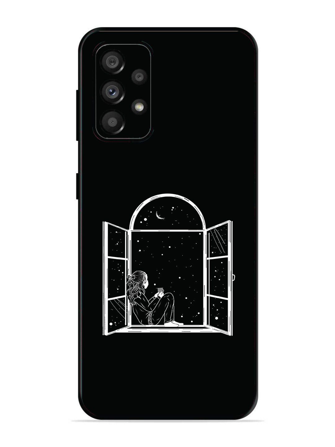 Samsung Galaxy A73 5G Little Girl on Window