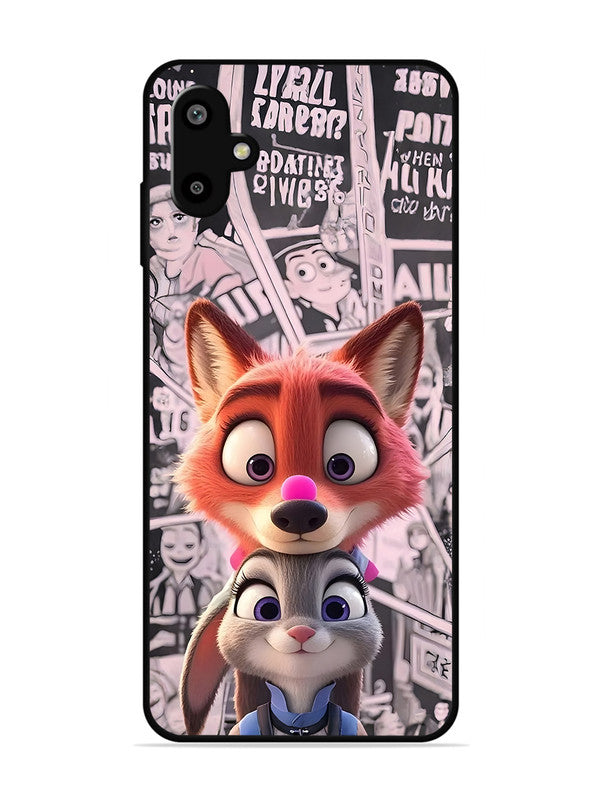 Samsung Galaxy F06 Cute Nick wilde and judy hopps 2