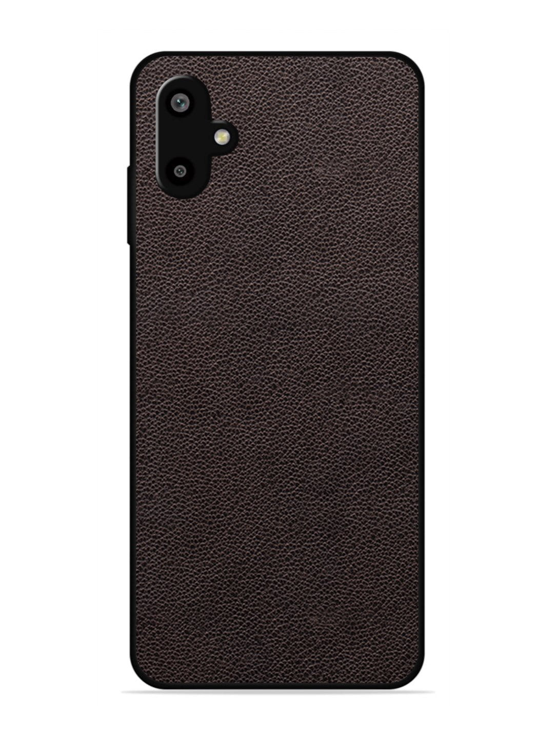 Samsung Galaxy F06 Print of Brown Leather Pattern