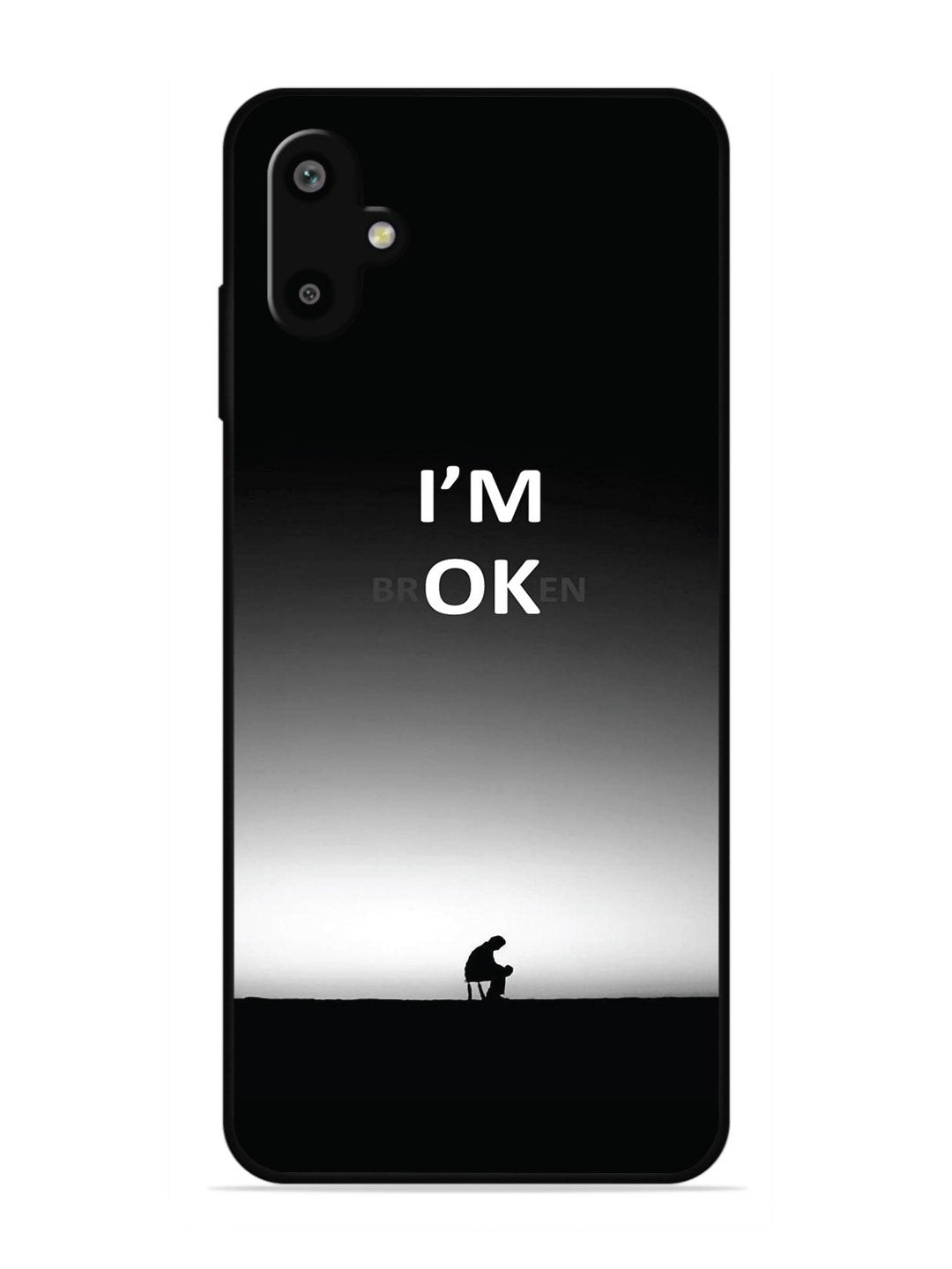 Samsung Galaxy F06 I'm Broken A man on Chair Alone