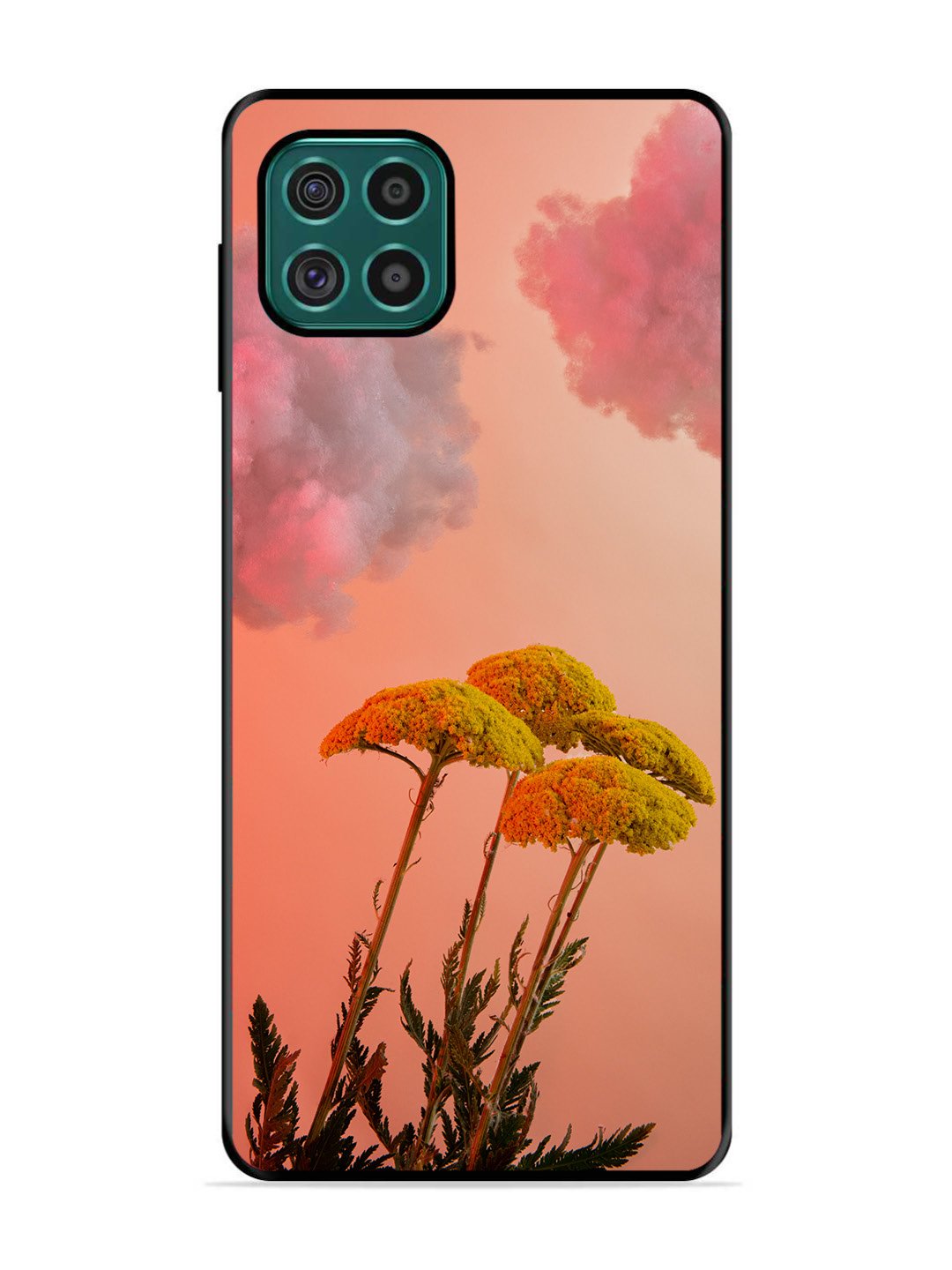 Samsung Galaxy F62 Floral Sunset Blossom Sky