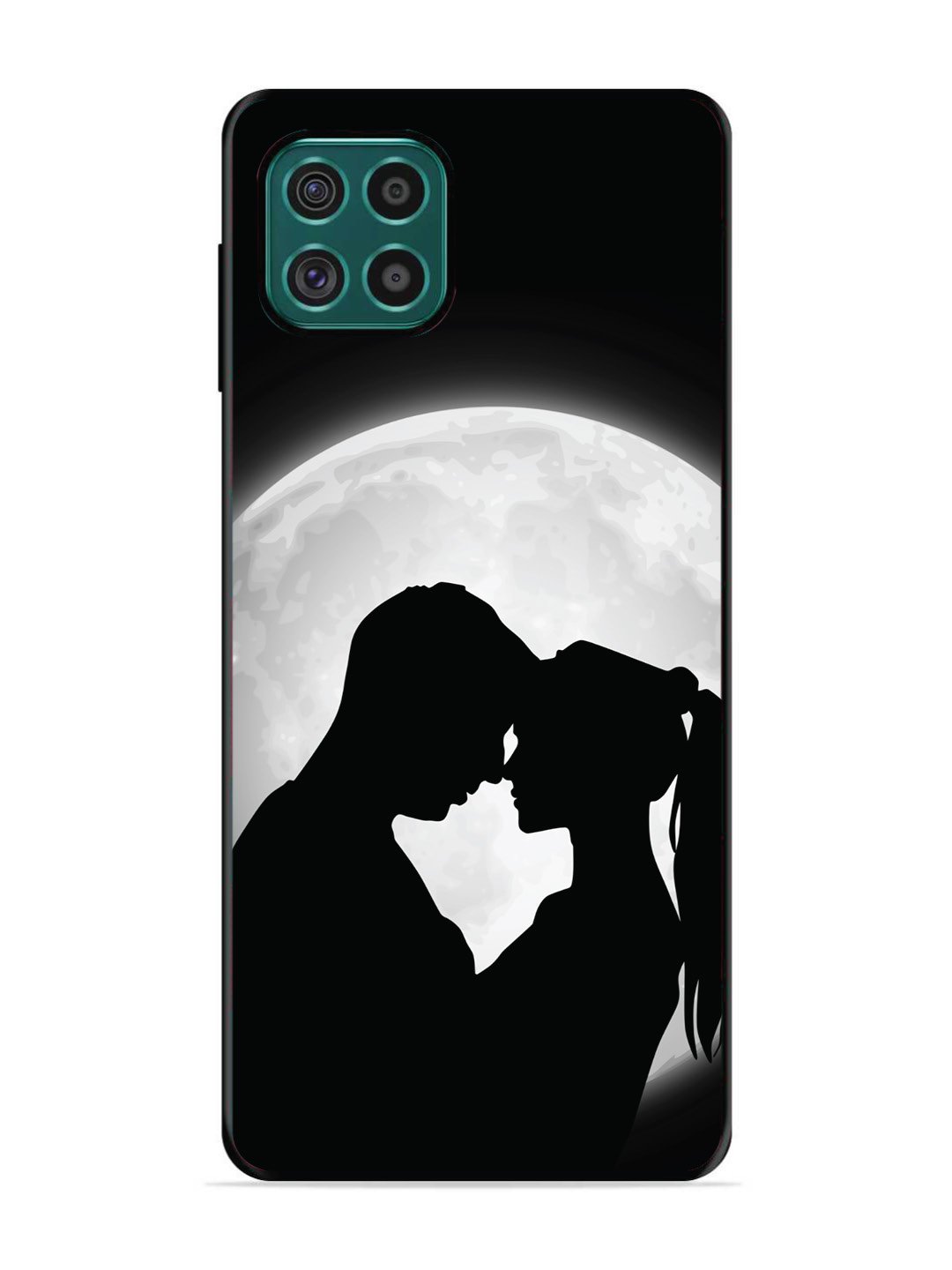 Samsung Galaxy F62 Couple on Moon